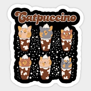 Catpuccino Sticker